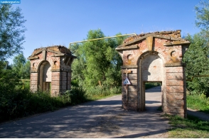Усадебные ворота в Новотомниково