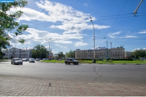 Современный Тамбов. Комсомольская площадь в Тамбове