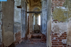 Внутри Златоустовской церкви в селе Бибиково