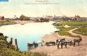 Вид на Козлов и реку Воронеж от Пеговского моста