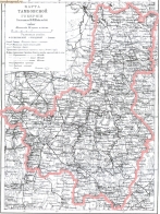 Карта Тамбовской губернии конца XIX века (из словаря Брокгауза и Ефрона)
