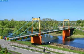 Современный Тамбов. Тезиков (Первомайский) мост в Тамбове