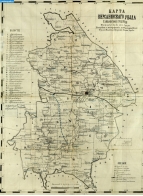 Карта Кирсановского уезда 1900 года