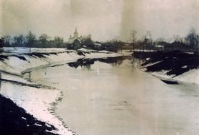 Вид речки Гаврюшки от "чертового мостика" в Тамбове