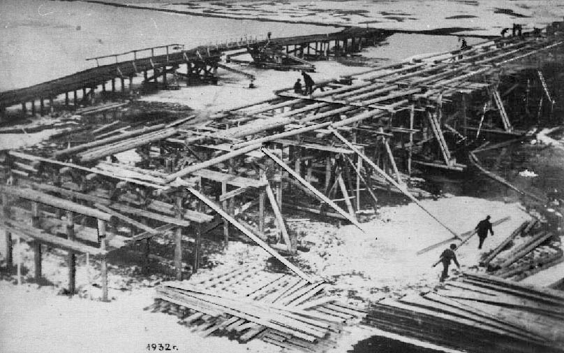 История Тамбова. Строительство моста через Цну в Тамбове