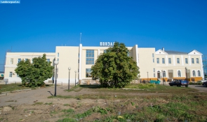 Первомайский район. Железнодорожный вокзал на станции Богоявленск