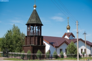 Никольская церковь и колокольня в селе Черняное
