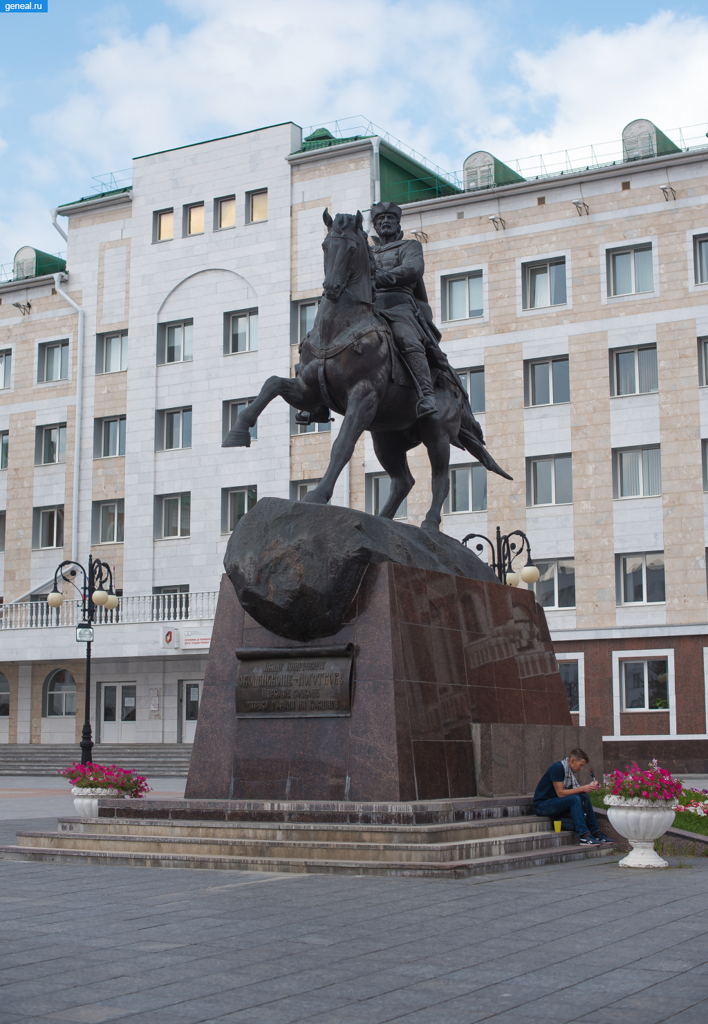 Казанская губерния. Памятник Ивану Андреевичу Обленскому-Ноготкову, первому воеводе Царевококшайска