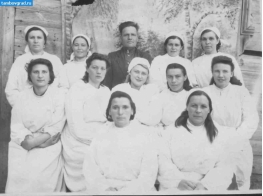 Персонал Новосельцевской больницы, 1951 год