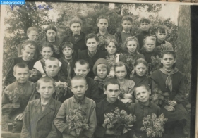 Новосельцевская восьмилетняя школа, 4-й класс, 1951 год
