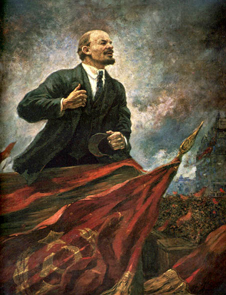 Личности. Картина "Ленин на трибуне". 1930 год