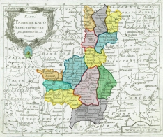 Карта Тамбовского наместничества