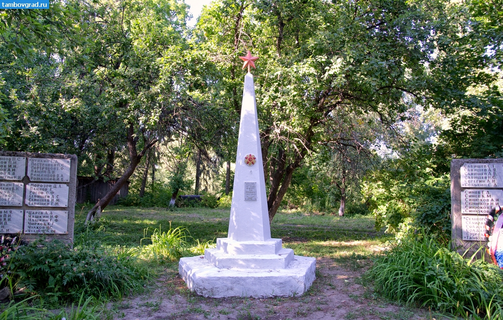 Моршанский район. Мемориал погибшим в годы войны в Новотомниково