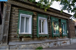 Моршанск. Деревянный дом на улице Красной в Моршанске