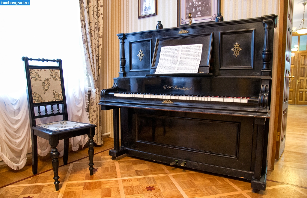 Пичаевский район. Пианино в доме-музее Вернадского в Вернадовке