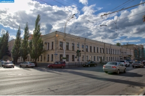 Современный Тамбов. Бывшее здание мужской гимназии на улице Советской в Тамбове