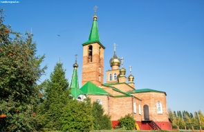 Первомайский район. Церковь Сергия Радонежского в посёлке Первомайский