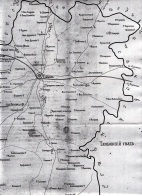 Карта Тамбовского уезда 1911 год