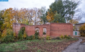 Рассказовский район. Разрушенное здание старой школы в Коптево