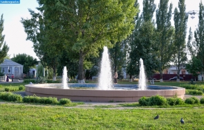 Мичуринск. Фонтан в парке Славы в Мичуринске