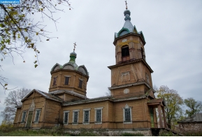 Инжавинский район. Казанская церковь в деревне Курдюки