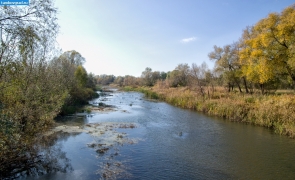 Умётский район. На реке Вяжля в Сергиевке