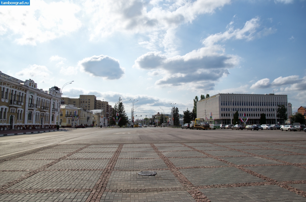 Современный Тамбов. Площадь Ленина в Тамбове