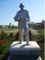 Памятник воину в Сатинке