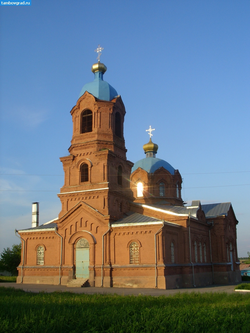 Тамбовский район. Никольская церковь в селе Пушкари
