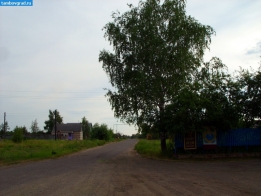 Сосновский район. Улица в Отъяссах