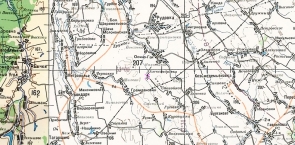 Карты населённых пунктов. Фрагмент топографической карты СССР, где обозначена деревня Александровка