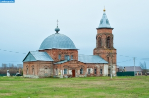 Знаменский район. Покровская церковь в селе Кариан
