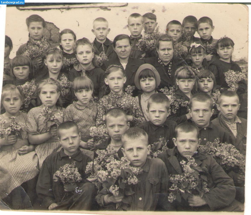 Новосельцевская школа 40х-50х годов.. Ученики