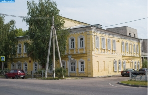 Здание библиотеки в Шацке
