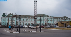 Железнодорожный вокзал в городе Грязи