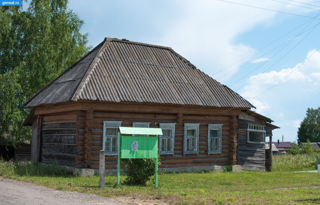 Елатомский уезд. Деревянный дом в деревне Мыс Доброй Надежды