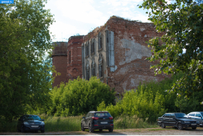 Елатомский уезд. Разрушенная Ильинская церковь в Елатьме