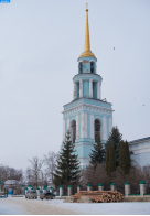 Лебедянский уезд. Колокольня Казанского собора в Лебедяни