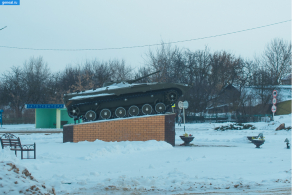 Лебедянский уезд. Памятник воинам интернационалистам в селе Красное