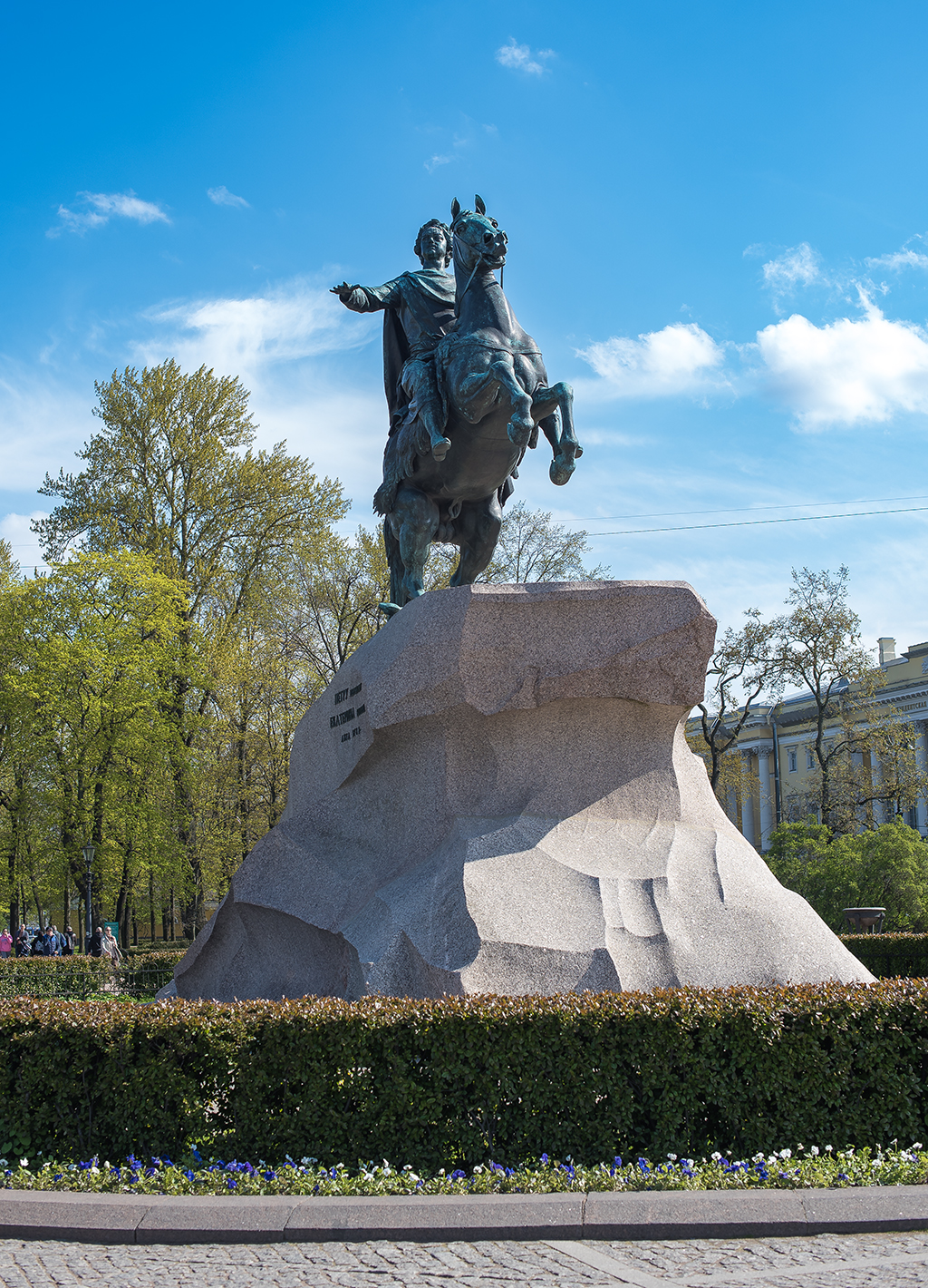 Санкт-Петербургская губерния. Медный Всадник - памятник Петру Великому в Санкт-Петербурге