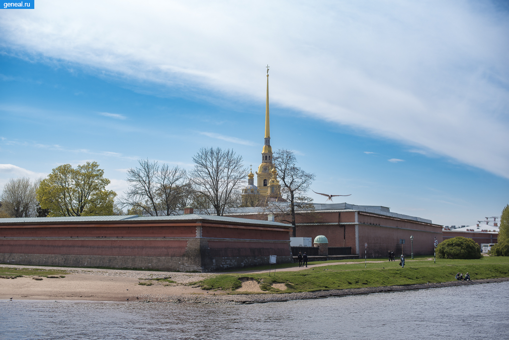 Санкт-Петербургская губерния. Петропавловская крепость в Санкт-Петербурге