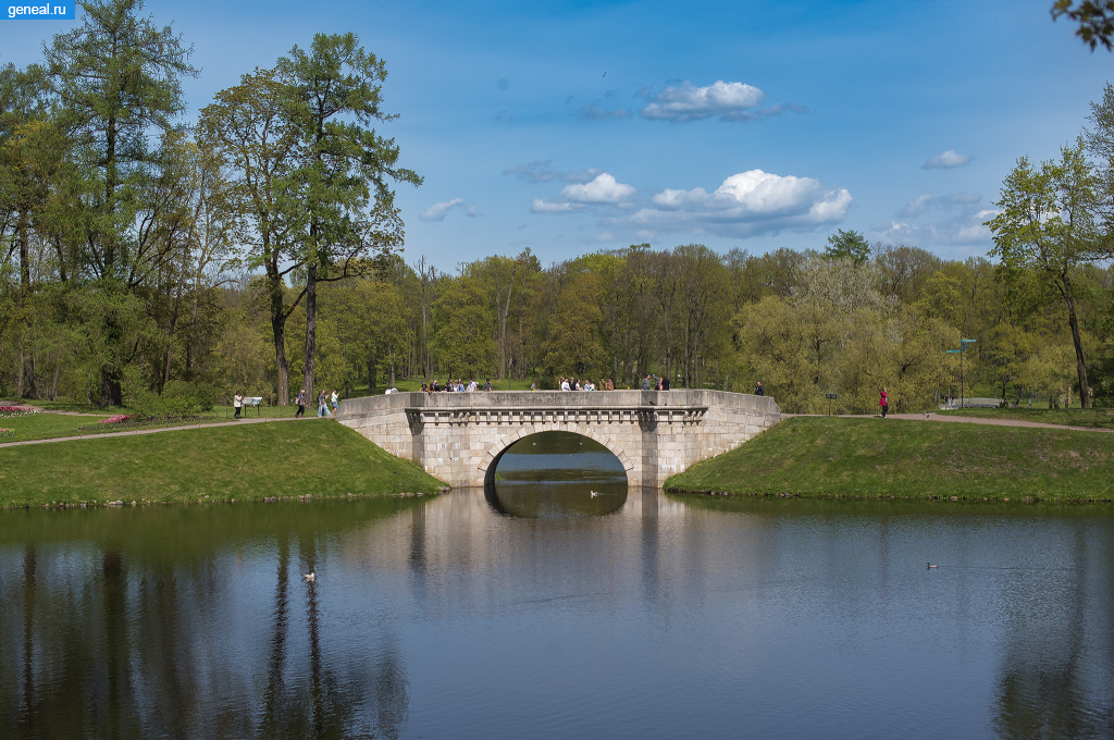 Санкт-Петербургская губерния. Карпин мост в Гатчине