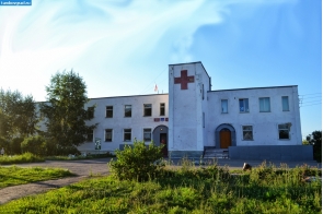 Тамбовский район. Больница в посёлке совхоза Селезнёвский